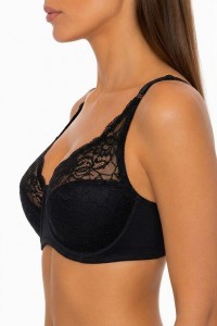 Sutien clasic din bumbac si dantela cu sarma, 2