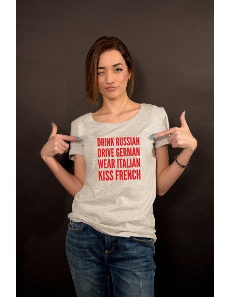 Drink , drive , wear, kiss