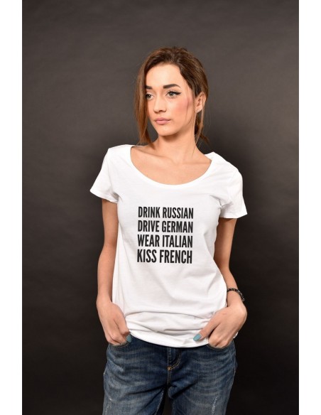 Drink , drive , wear, kiss