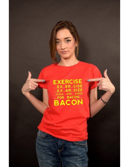 Egs are size for bacon