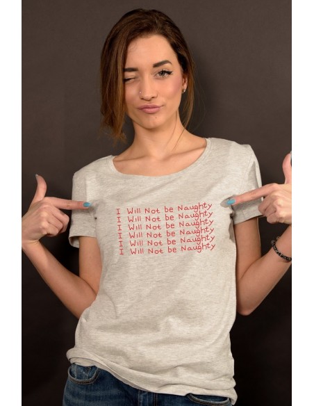 I will not be naughty