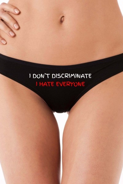 I don`t discriminate - Tanga