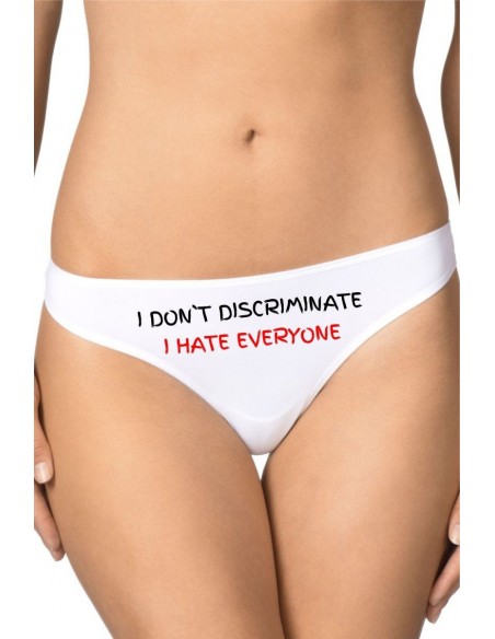I don`t discriminate - Tanga