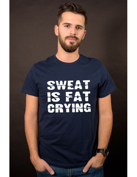 Sweat is fat crying.