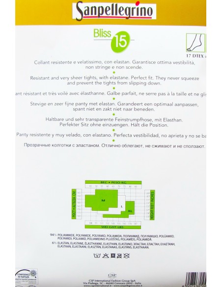 Sanpellegrino Bliss 15 den