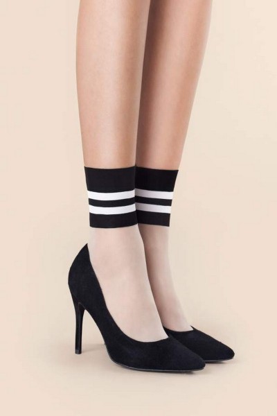 Fiore Edgy - Sosete cu model 1/4