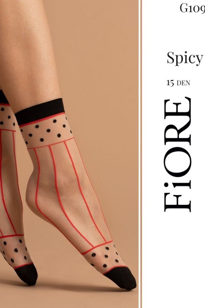 Fiore Spicy - Sosete 1/4 cu model