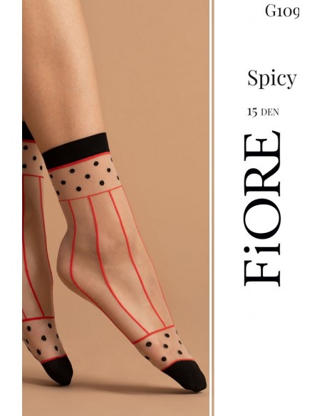 Fiore Spicy - Sosete 1/4 cu model