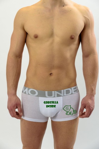 Boxeri personalizati - Godzilla inside