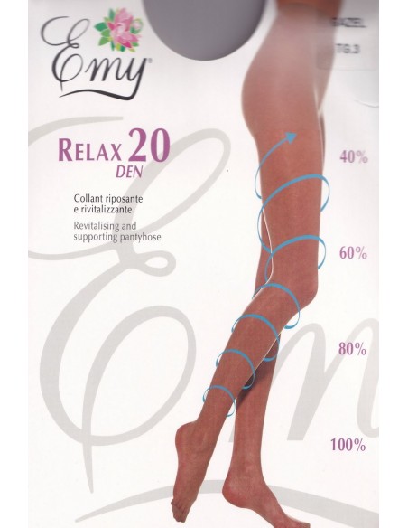 Ciorapi cu compresie graduala - Emy relax 20 den