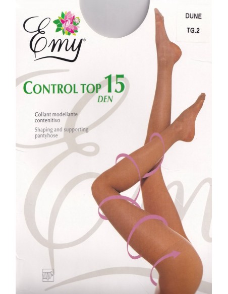 Ciorapi compresivi 15 den - Emy Control Top