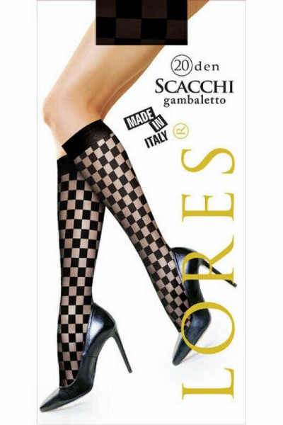 Sosete lungi cu model geometric - Lores Scacchi