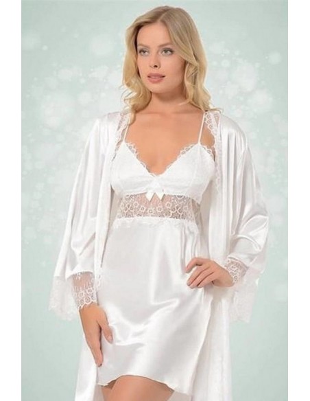 Compleu din saten si dantela - NBB 3306 Athena