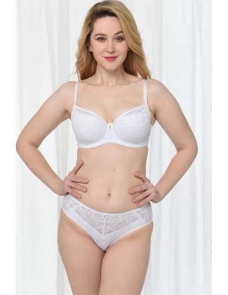 Sutien cu burete subtire si dantela - Lanny 11730