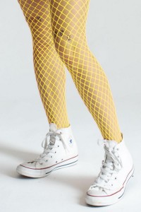 Ciorapi plasa medie - Galben