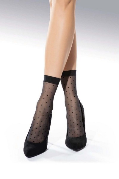 Sosete fine cu puncte Knittex Whisper