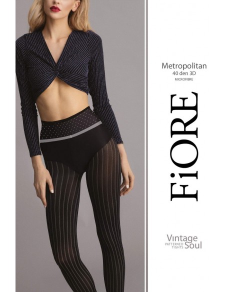 Ciorapi cu model 40 den - Fiore Metropolitan