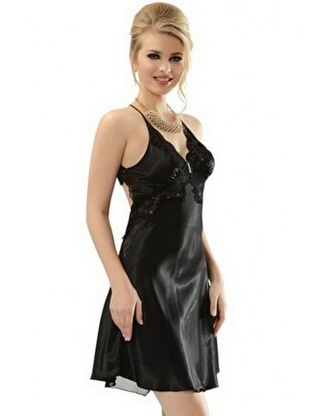 Neglijeu rosu din saten - NBB 3223